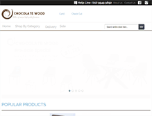 Tablet Screenshot of chocolatewood.com.au